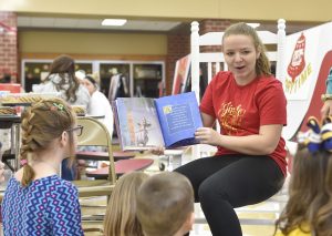 University High School Girls' Softball team hosts Breakfast with Santa